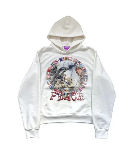 Peaceinwar Chaos Hoodie Cream