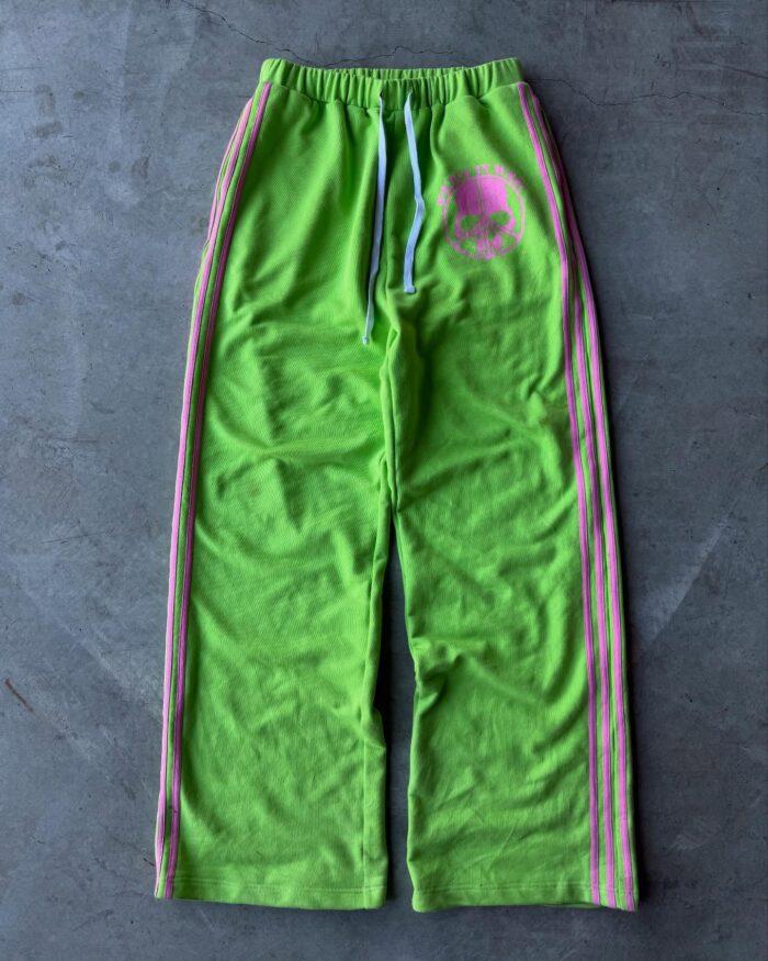 Peaceinwar Neon Skull Sweatpants (2)