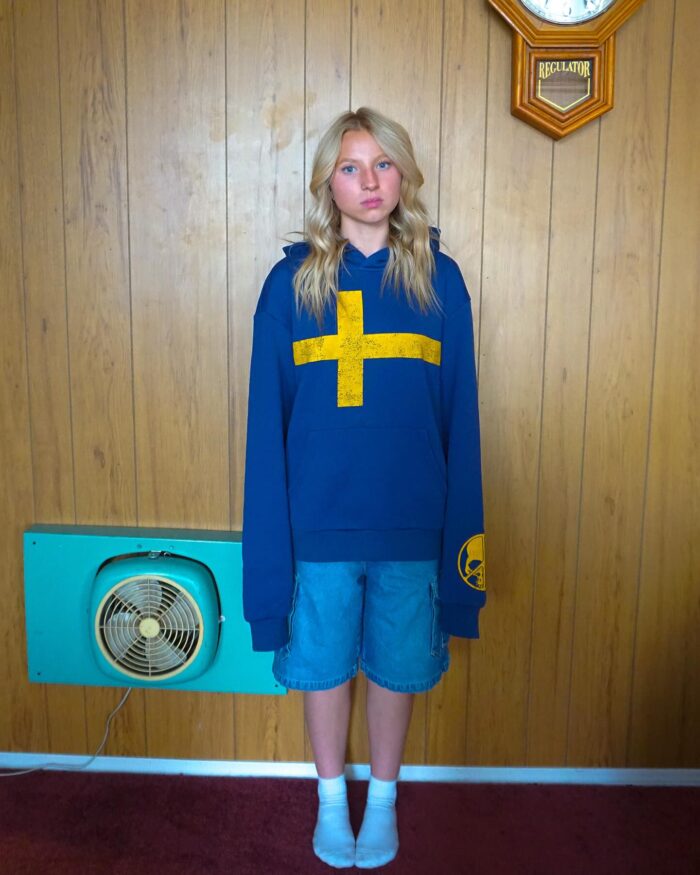 Peaceinwar Sweden Hoodie Navy Blue (2)