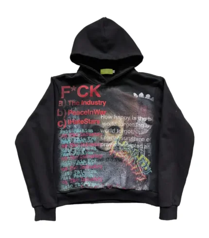 Peaceinwar Industry Hoodie Black (3)