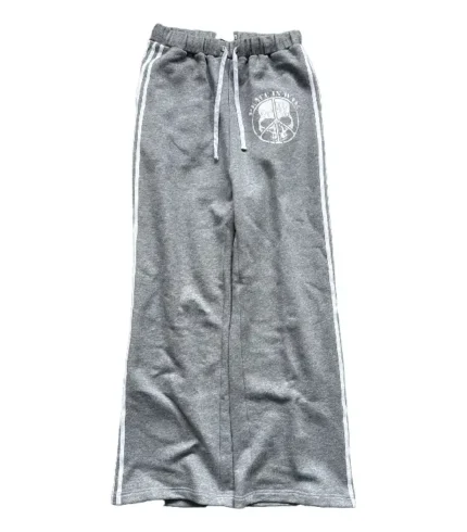 Peaceinwar Skull Sweatpants Grey (2)